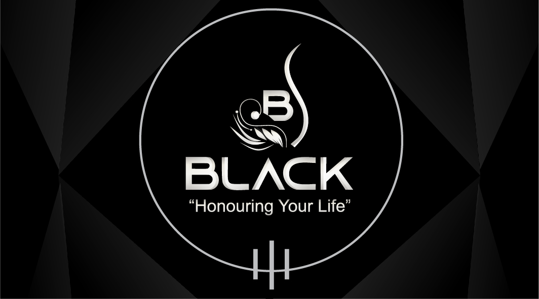 Black International Funeral Services logo with the motto Honouring Your Life